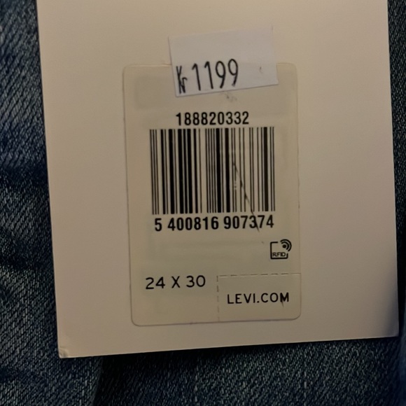 Levis 721 High Rise Skinny size 24x34 - Picture 6 of 6